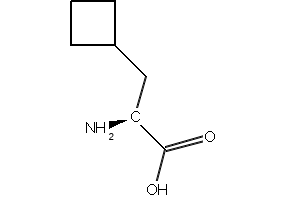 (S)-2-AMINO-3-CYCLOBUTYLPROPANOIC ACID structure, CAS 1201593-65-8