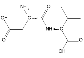 (S)-2-AMINO-4-(((S)-1-CARBOXY-2-PHENYLETHYL)AMINO)-4-OXOBUTANOIC ACID structure, CAS 13433-10-8