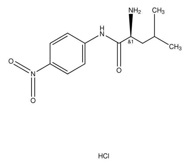 (S)-2-AMINO-4-METHYL-N-(4-NITROPHENYL)PENTANAMIDE HYDROCHLORIDE structure, CAS 16010-98-3