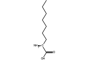 (S)-2-AMINONONANOIC ACID structure, CAS 133444-84-5