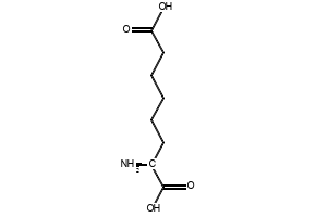 (S)-2-AMINOOCTANEDIOIC ACID structure, CAS 4254-88-0