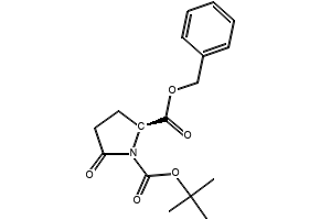 (S)-2-BENZYL 1-TERT-BUTYL 5-OXOPYRROLIDINE-1,2-DICARBOXYLATE structure, CAS 113400-36-5