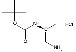 (S)-2-N-BOC-PROPANE-1,2-DIAMINE HYDROCHLORIDE structure, CAS 959833-70-6