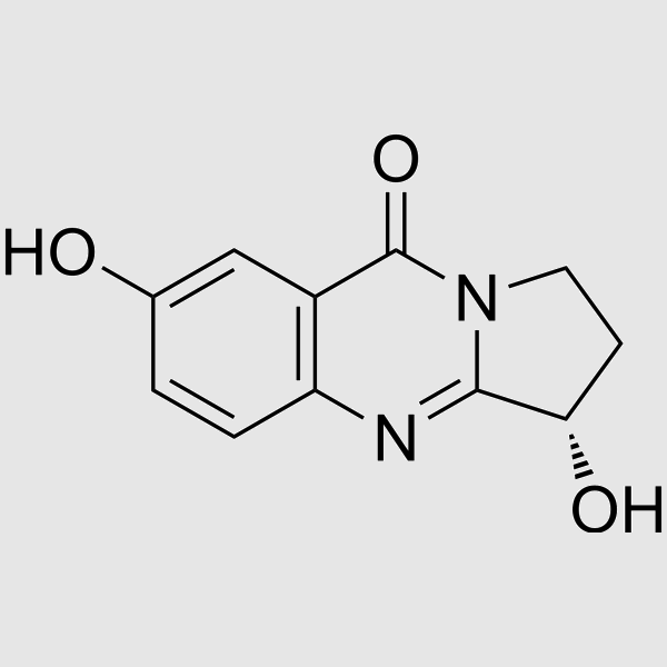 (S)-3,7-DIHYDROXY-2,3-DIHYDROPYRROLO[2,1-B]QUINAZOLIN-9(1H)-ONE structure, CAS 84847-50-7