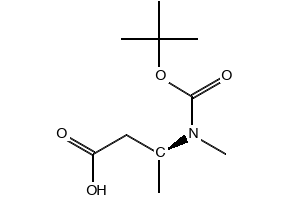 (S)-3-((TERT-BUTOXYCARBONYL)AMINO)BUTANOIC ACID structure, CAS 158851-30-0