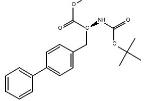 (S)-3-([1,1'-BIPHENYL]-4-YL)-2-AMINOPROPANOIC (2-METHYLBUT-3-EN-2-YL-CARBONIC) ANHYDRIDE structure, CAS 137255-86-8