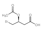 (S)-3-ACETOXY-4-BROMOBUTANOIC ACID structure, CAS 191354-44-6