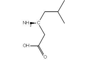 (S)-3-AMINO-5-METHYLHEXANOIC ACID structure, CAS 22818-43-5