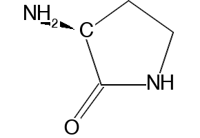 (S)-3-AMINOPYRROLIDIN-2-ONE structure, CAS 4128-00-1