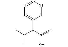 (S)-3-METHYL-2-(PYRIMIDIN-5-YLAMINO)BUTANOIC ACID structure, CAS 1007881-27-7