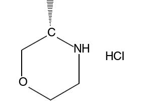 (S)-3-METHYLMORPHOLINE HYDROCHLORIDE structure, CAS 1022094-03-6
