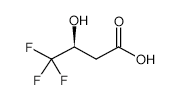 (S)-4,4,4-TRIFLUORO-3-HYDROXYBUTYRIC ACID structure, CAS 128899-79-6