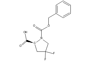 (S)-4,4-DIFLUOROPYRROLIDINE-2-CARBOXYLIC ACID 2,2,2-TRIFLUOROACETATE structure, CAS 1373255-09-4