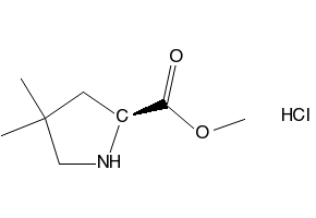 (S)-4,4-DIMETHYLPYRROLIDINE-2-CARBOXYLIC ACID structure, CAS 891183-50-9