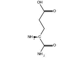 (S)-4,5-DIAMINO-5-OXOPENTANOIC ACID structure, CAS 636-65-7