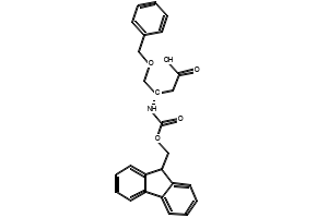 (S)-4-((((9H-FLUOREN-9-YL)METHOXY)CARBONYL)AMINO)-2-(((BENZYLOXY)METHYL)AMINO)BUTANOIC ACID structure, CAS 151132-82-0
