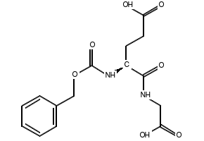 (S)-4-(((BENZYLOXY)CARBONYL)AMINO)-5-((CARBOXYMETHYL)AMINO)-5-OXOPENTANOIC ACID structure, CAS 1634-89-5