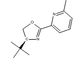 (S)-4-(TERT-BUTYL)-2-(6-METHYLPYRIDIN-2-YL)-4,5-DIHYDROOXAZOLE structure, CAS 199277-80-0