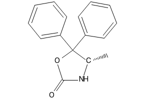 (S)-4-METHYL-5,5-DIPHENYLOXAZOLIDIN-2-ONE structure, CAS 191090-29-6