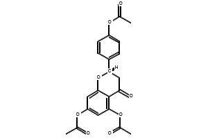 (S)-4-OXO-2-PHENYLCHROMAN-5,7-DIYL DIACETATE structure, CAS 111441-88-4