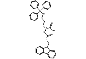 (S)-5-((((9H-FLUOREN-9-YL)METHOXY)CARBONYL)AMINO)-2-(((BENZYLOXY)CARBONYL)AMINO)PENTANOIC ACID structure, CAS 201048-68-2
