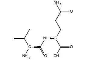(S)-5-AMINO-2-((S)-2-AMINO-3-CARBOXYPROPANAMIDO)-5-OXOPENTANOIC ACID structure, CAS 13433-13-1
