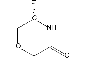 (S)-5-METHYLMORPHOLIN-3-ONE structure, CAS 119844-66-5
