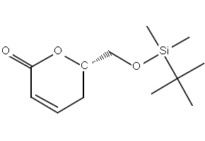 (S)-6-(CHLOROMETHYL)-5,6-DIHYDRO-2H-PYRAN-2-ONE structure, CAS 135999-61-0