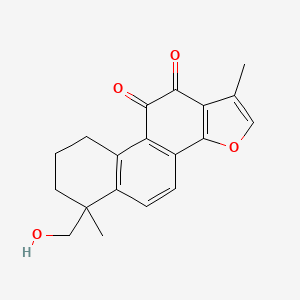 (S)-6-(HYDROXYMETHYL)-1,6-DIMETHYL-6,7,8,9-TETRAHYDROPHENANTHRO[1,2-B]FURAN-10,11-DIONE structure, CAS 17397-93-2
