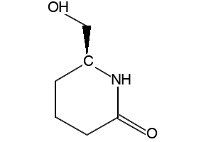 (S)-6-(HYDROXYMETHYL)PIPERIDIN-2-ONE structure, CAS 128726-47-6