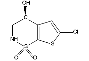 (S)-6-CHLORO-4-HYDROXY-3,4-DIHYDRO-2H-THIENO[3,2-E][1,2]THIAZINE 1,1-DIOXIDE structure, CAS 160982-16-1