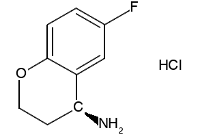 (S)-6-FLUOROCHROMAN-4-AMINE HYDROCHLORIDE structure, CAS 1260609-97-9