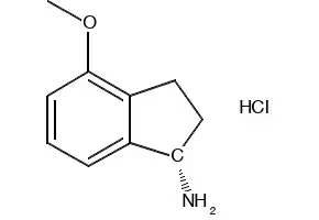 (S)-6-METHOXY-2,3-DIHYDRO-1H-INDEN-1-AMINE HYDROCHLORIDE structure, CAS 180915-62-2
