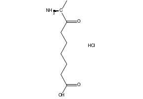 (S)-8-AMINO-7-OXONONANOIC ACID HYDROCHLORIDE structure, CAS 177408-66-1
