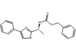 (S)-BENZYL (1-AMINO-3-(1H-IMIDAZOL-4-YL)-1-OXOPROPAN-2-YL)CARBAMATE structure, CAS 16706-41-5