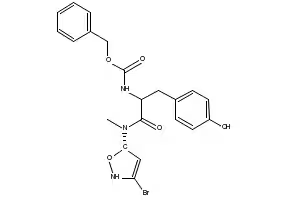 (S)-BENZYL (1-HYDRAZINYL-3-(4-HYDROXYPHENYL)-1-OXOPROPAN-2-YL)CARBAMATE structure, CAS 16679-95-1