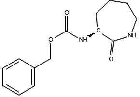 (S)-BENZYL (2-OXOAZEPAN-3-YL)CARBAMATE structure, CAS 103478-12-2