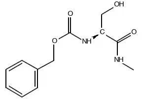 (S)-BENZYL (3-HYDROXY-1-(METHYLAMINO)-1-OXOPROPAN-2-YL)CARBAMATE structure, CAS 19647-68-8