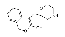 (S)-BENZYL (MORPHOLIN-2-YLMETHYL)CARBAMATE structure, CAS 1174913-73-5
