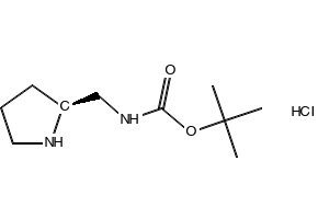 (S)-BENZYL (PYRROLIDIN-2-YLMETHYL)CARBAMATE HYDROCHLORIDE structure, CAS 1033245-45-2