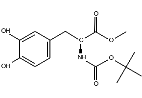 (S)-BENZYL 2-((TERT-BUTOXYCARBONYL)AMINO)-3-(3,4-DIHYDROXYPHENYL)PROPANOATE structure, CAS 37169-37-2
