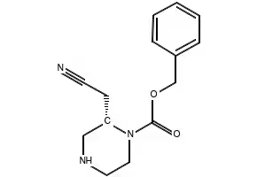 (S)-BENZYL 2-(CYANOMETHYL)PYRROLIDINE-1-CARBOXYLATE structure, CAS 72500-25-5