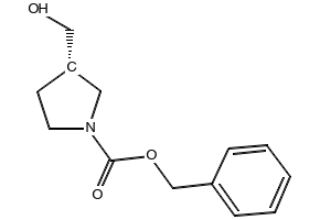 (S)-BENZYL 3-(HYDROXYMETHYL)PYRROLIDINE-1-CARBOXYLATE structure, CAS 124391-76-0