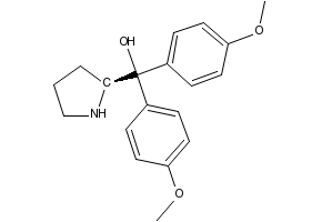 (S)-BIS(4-METHOXYPHENYL)(PYRROLIDIN-2-YL)METHANOL structure, CAS 131180-57-9