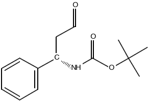 (S)-CBZ-3-AMINO-3-PHENYLPROPANAL structure, CAS 376348-79-7