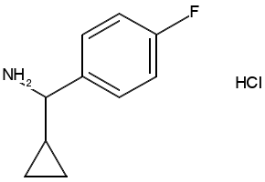 (S)-CYCLOPROPYL(4-FLUOROPHENYL)METHANAMINE HYDROCHLORIDE structure, CAS 1202478-48-5