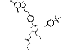 (S)-DIETHYL 2-(4-(2-(2-AMINO-4-OXO-4,7-DIHYDRO-3H-PYRROLO[2,3-D]PYRIMIDIN-5-YL)ETHYL)BENZAMIDO)PENTANEDIOATE structure, CAS 146943-43-3