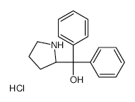 (S)-DIPHENYL(PYRROLIDIN-2-YL)METHANOL HYDROCHLORIDE structure, CAS 148719-90-8