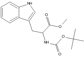 (S)-ETHYL 2-((TERT-BUTOXYCARBONYL)AMINO)-3-(2-CYCLOHEXYL-1H-INDOL-3-YL)PROPANOATE structure, CAS 115692-42-7