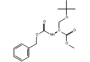 (S)-METHYL 2-(((BENZYLOXY)CARBONYL)AMINO)-3-(TERT-BUTOXY)PROPANOATE structure, CAS 1872-59-9